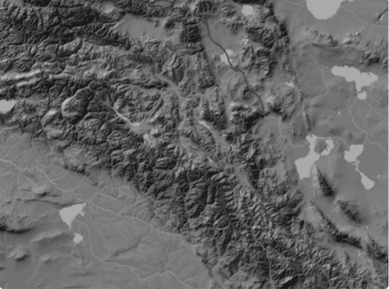 Terrain relief overview